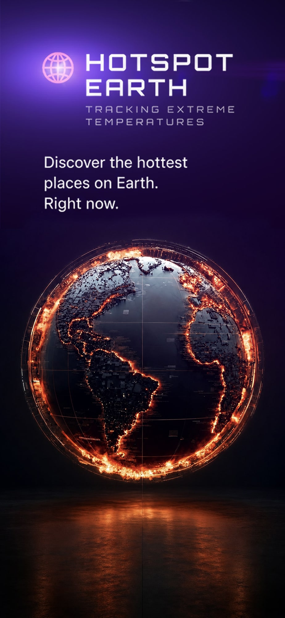 Hotspot Earth app